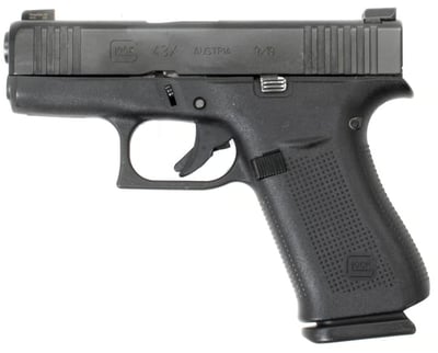 Glock G43X 9mm 3.41" 10rd w/ Night Sights, Used, LE Trade-In - $359.99 